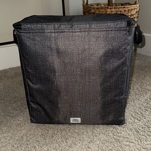 thirty-one Black Fabric Zip-Top Insulated Storage Cube